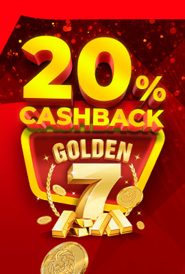 20% Cashback Golden 7